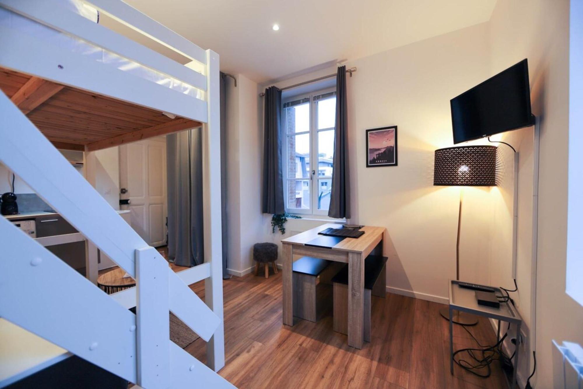 Le Petit Plus - Studio Confortable Avec Parking Appartement Annecy Buitenkant foto